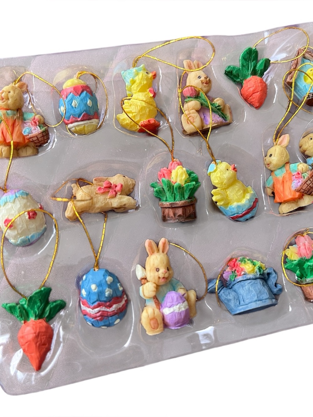 Easter Decor Bundle Bunny Signs Garland Ornaments Spring Decor Set - Picture 5 of 16